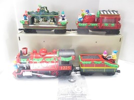 G SCALE - ANIMATED CHRISTMAS HOLIDAY EXPRESS SET-  - GREAT SET - - £177.67 GBP