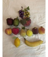 LOT of 13 Vintage Beaded Fruit  All With Hangers - $44.85 CAD