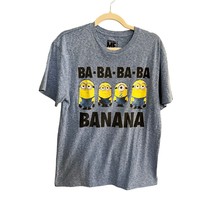 Despicable Me Minion Made Womens Size Large Blue T-Shirt Ba Ba Ba Ba Banana - £9.69 GBP