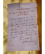 CHARLES R HENDERSON &#39;07 LTR AUTOGRAPH U.CHI. FAMOUS STATISTICIAN &amp; BREEDER - $186.88 MXN