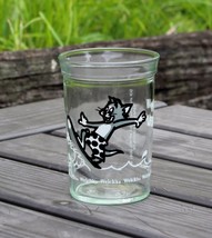 Welch&#39;s Vintage 1990 Jelly Jar Glass Tumbler Tom Surfing - Tom and Jerry - £10.23 GBP