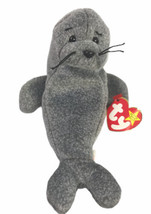 TY Beanie Baby 1999 Slippery Grey Seal 7”plush - £5.96 GBP