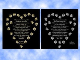 Engraved Pet Plate, Memorial Poem, WE ONLY WANTED YOU 4 Sizes To Choose ... - £19.46 GBP