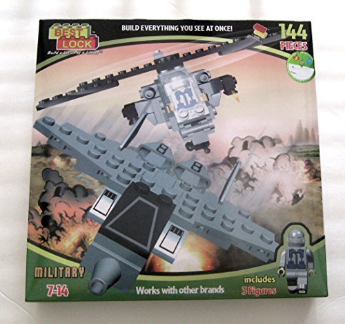 Best Lock Military KG15725 - 144 Piece Set Includes 3 Figures - $19.99