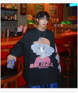 Vintage Japan Made Extreme Logical Anime Manga T-shirt Long Sleeve - £43.00 GBP