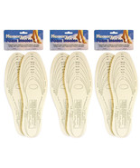 Unisex Cushion Feet Pad Heel Shock 3 Pair Memory Foam Insoles Shoe Comfort - $187.97 MXN