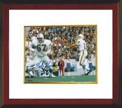 Bob Kuechenberg signed Miami Dolphins 8x10 Photo Custom Framed 17-0 - £63.09 GBP