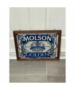 MOLSON GOLDEN CANADA MIRROR SIGN L18&quot;X W14&quot; - £55.00 GBP