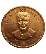 JOHN KENNEDY MEDAL Vintage 1960s United States 35th President Kennedy Tr... - £7.85 GBP