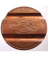 ITALIAN TELEPHONE TOKEN Old Unique Copper Telefonico Telephone Gettone j... - £3.98 GBP