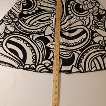 Jonathan Martin Women's Black & White Floral Skirt Size M Measured Waist 28" image 13