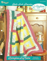 Needlecraft Shop Crochet Pattern 962300 Springtime Log Cabin Afghan Series - £2.40 GBP