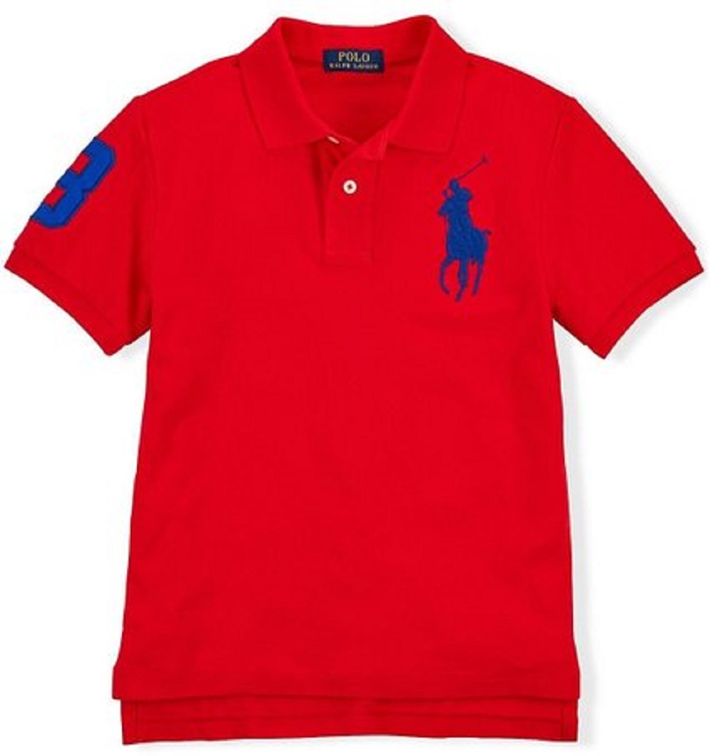 Ralph Lauren Baby Boys' Big Pony Short Sleeve Cotton Mesh Polo Shirt 9M - $29.99