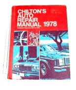 Chilton&#39;s Auto Repair Manual 1978 Book - $23.75