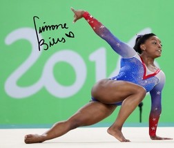 * Simone Biles Gymnastic Signed Photo 8 X10 Rp Autographed 2016 Olympics * Rio - $19.99