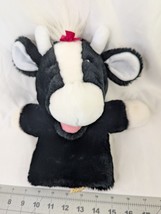 Applause Hazel Cow Plush Hand Puppet 12 Inch Black White Stuffed Animal Toy - $19.95