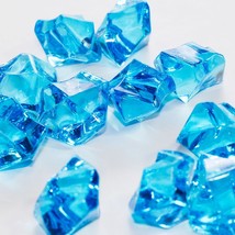 100pcs Light Blue Acrylic Ice Chips Table Scatter Confetti Floral Arrang... - $9.90
