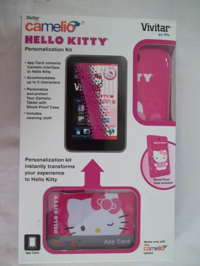 Primary image for HELLO KITTY 7" Accessory Pack/Personalization Kit for Camelio Tablet-Vivitar-NEW
