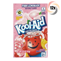 12x Packets Kool-Aid Pink Lemonade Caffeine Free Soft Drink Mix | Fast Shipping! - £7.65 GBP