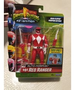 Playmates Toys Mighty Morphin Power Rangers Re-Ignition Auto-Morphin Red... - $27.71 CAD