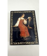 Classy, High Quality, Russian Lacquer Box, Russian Girl - $125.24 CAD