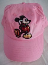  Mickey Mouse Authentic Disney Parks Hat-Youth Girls&#39; Size-Color:Pink-NWOT - £11.98 GBP