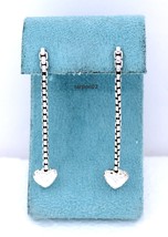 John Hardy JAI Sterling Silver Heart Symbols of Love Drop Earrings  2-1/2&quot;  NIB - £144.68 GBP