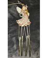 Mini Chime Angel Ornament Handpainted  - $9.80