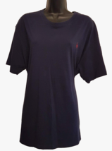 Polo Ralph Lauren Navy Blue T Shirt Red Horse Logo size XL Large - £11.78 GBP