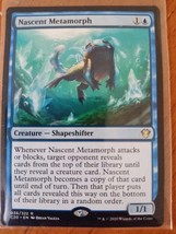 Nascent Metamorph Magic The Gathering Rare Commander 2020 36 - €2,12 EUR