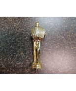 Vtg 1970s Accordion Trophy Topper 6.5&quot; Solid Metal Threaded Base #3 - $27.20 CAD