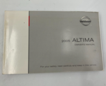 2005 Nissan Altima Owners Manual Handbook OEM C04B32029 - £21.25 GBP