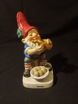 Vintage Goebel Co-Boy George The Gourmand Gnome Figurine 17537-17 Signed Mint - £37.95 GBP