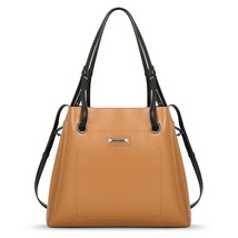 2 Pcs/Set Women Handbag Female PU Leather Bag Tote Bag - £30.01 GBP