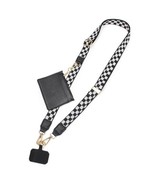 Clip N&#39; Carry Crossbody Phone Carrier With Pouch Wallet Black Check - €21,18 EUR