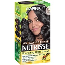 Garnier Nutrisse Nourishing Color Creme, 31 Darkest Ash Brown - $12.62