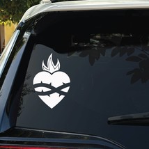 Sacred Heart Sticker, Sacred Heart Decal, Faith Car Sticker, Catholic Ca... - $8.00