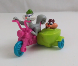 Vintage 1993 Warner Bros Tiny Tunes Slappy &amp; Skippy Chopper McDonald&#39;s Toy Works - £2.89 GBP