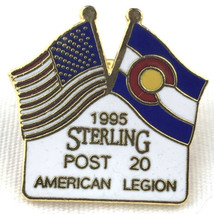 American Legion Sterling Post 20 Vintage Pin Hat Lapel Pinback - £8.57 GBP