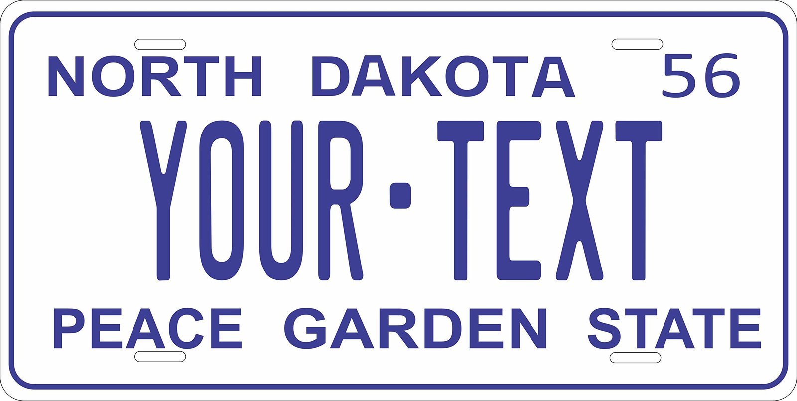 North Dakota 1956 Personalized Cutoms Novelty Tag Vehicle Car Auto License Plate - $16.75