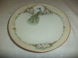KPM Peacock &amp; Floral Thomas Savana Plate - $372.18 MXN