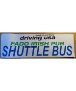 Paul McCartney In Concert Driving USA 2002 Fado Irish Pub Shuttle Signs ... - $13.64 CAD
