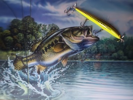 Bagley Bang O Lure BLTS5-BB. Twin Spin  - $11.00