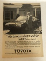 1986 Toyota Car Vintage Print Ad Advertisement  PA1 - $7.91