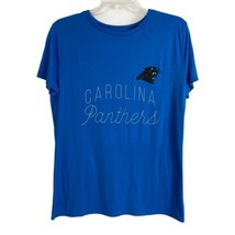 NFL Team Apparel Womens Shirt Size S L or XL Blue Short Sleeve Carolina ... - $21.27