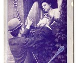 Spooners Delight Through Window Romance J Thomas DB Postcard N2 - $3.91