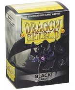 Dragon Shield Standard Card Sleeves Classic Black 100CT Pokemon Yugioh - £12.26 GBP