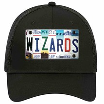 Wizards Strip Art Novelty Black Mesh License Plate Hat Tag - £23.17 GBP
