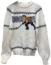Vintage Sigallo Hockey Retro Sweater - Size M - £54.34 GBP