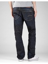 G-Star Raw 3301Straight Leg Jeans Kruce Denim 3D Raw Size 32/34 $190 BNWT - £87.96 GBP